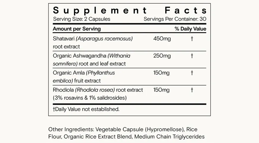 Moon Juice SuperYou Ingredients